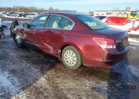 2010 Honda Accord 2.4 Lx z USA, uszkodzony, nr VIN 1HGCP2F34AA158649